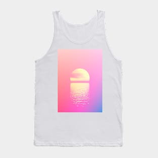 Minimal Sunset Tank Top